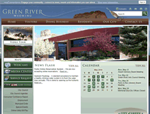 Tablet Screenshot of cityofgreenriver.org